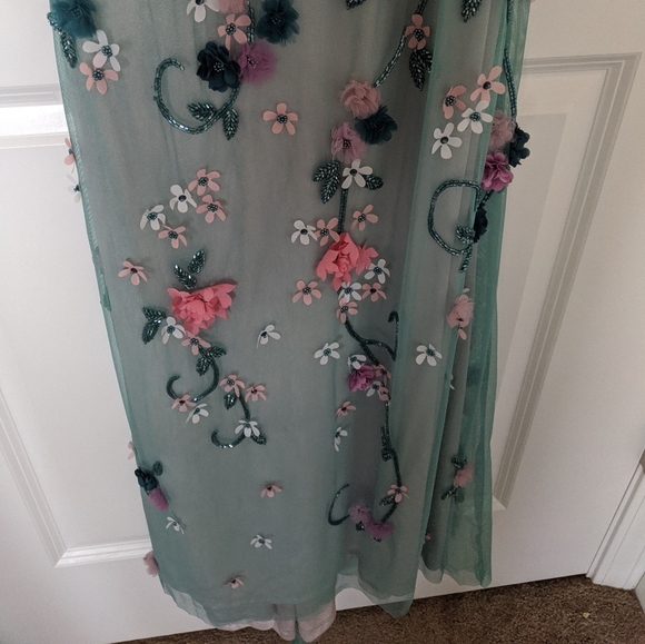 Theia evening couture pastel formal dress gown - Picture 6 of 8